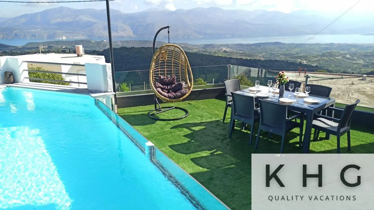 Villa Aliki With Infinity Pool At Kaminarata Village